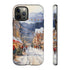 Bustling Victorian Christmas Market - Impact Resistant Phone Case iPhone 12 Pro Glossy